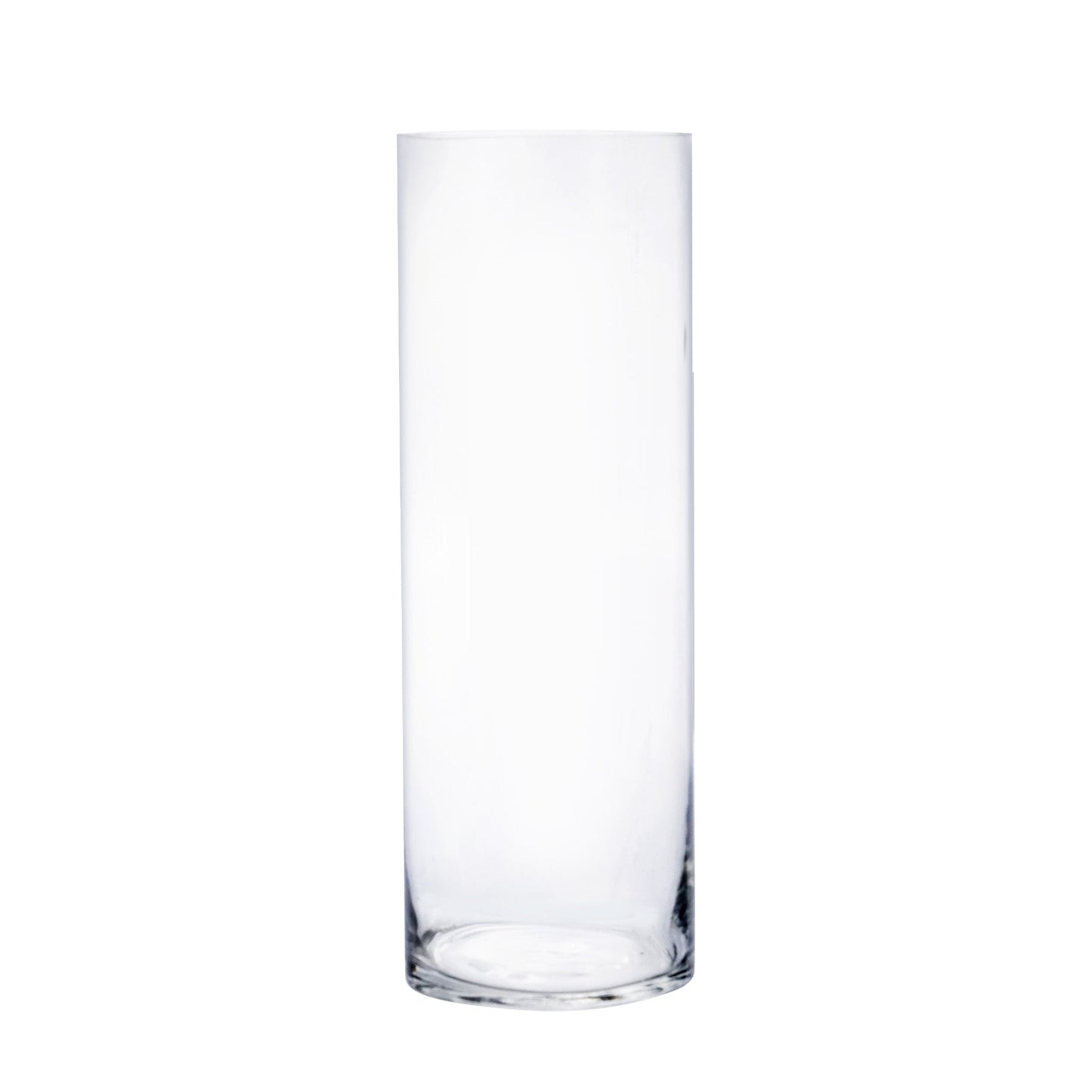 12 PCS Clear Glass Cylinder Vase D-5" H-14"
