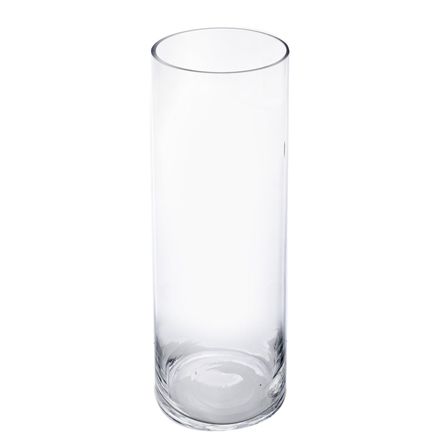 12 PCS Clear Glass Cylinder Vase D-5" H-14"