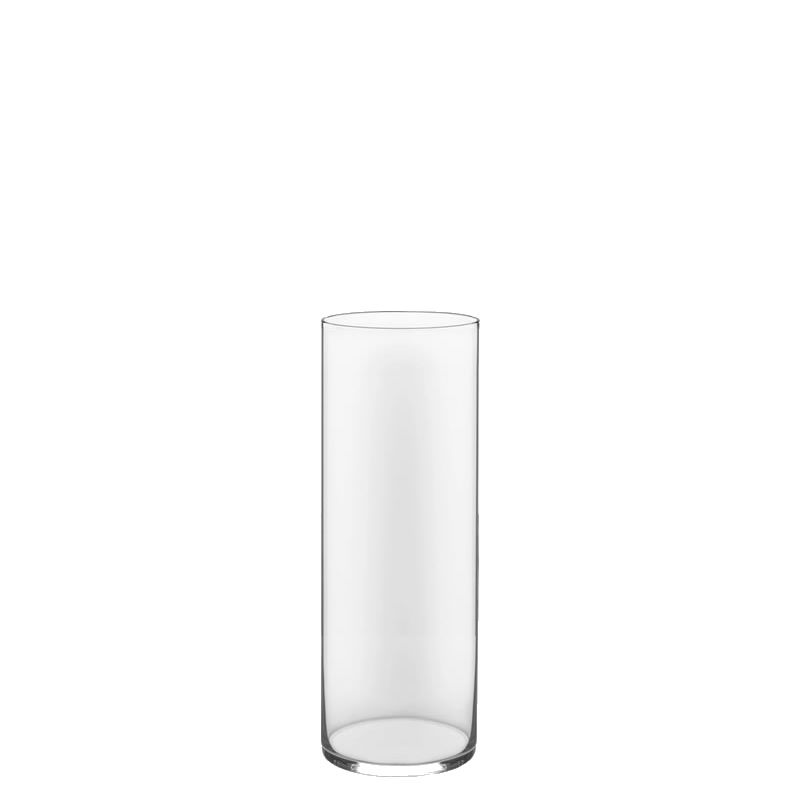 12 PCS Clear Glass Cylinder Vase D-4" H-12"