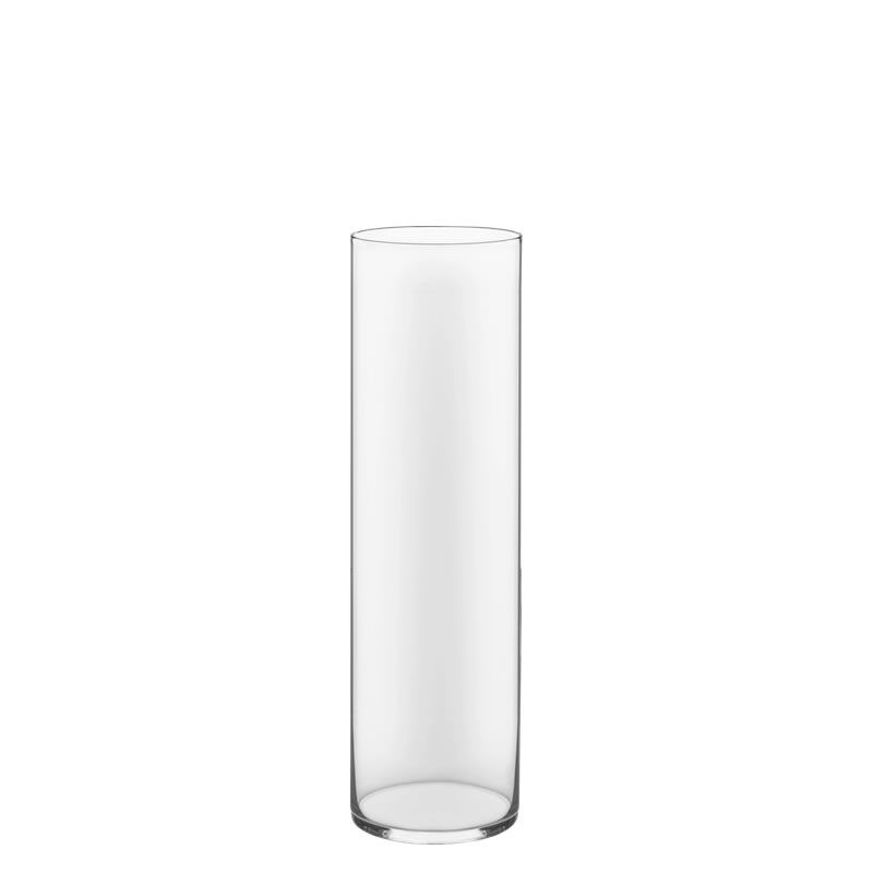 12 PCS Clear Glass Cylinder Vase D-5" H-18"