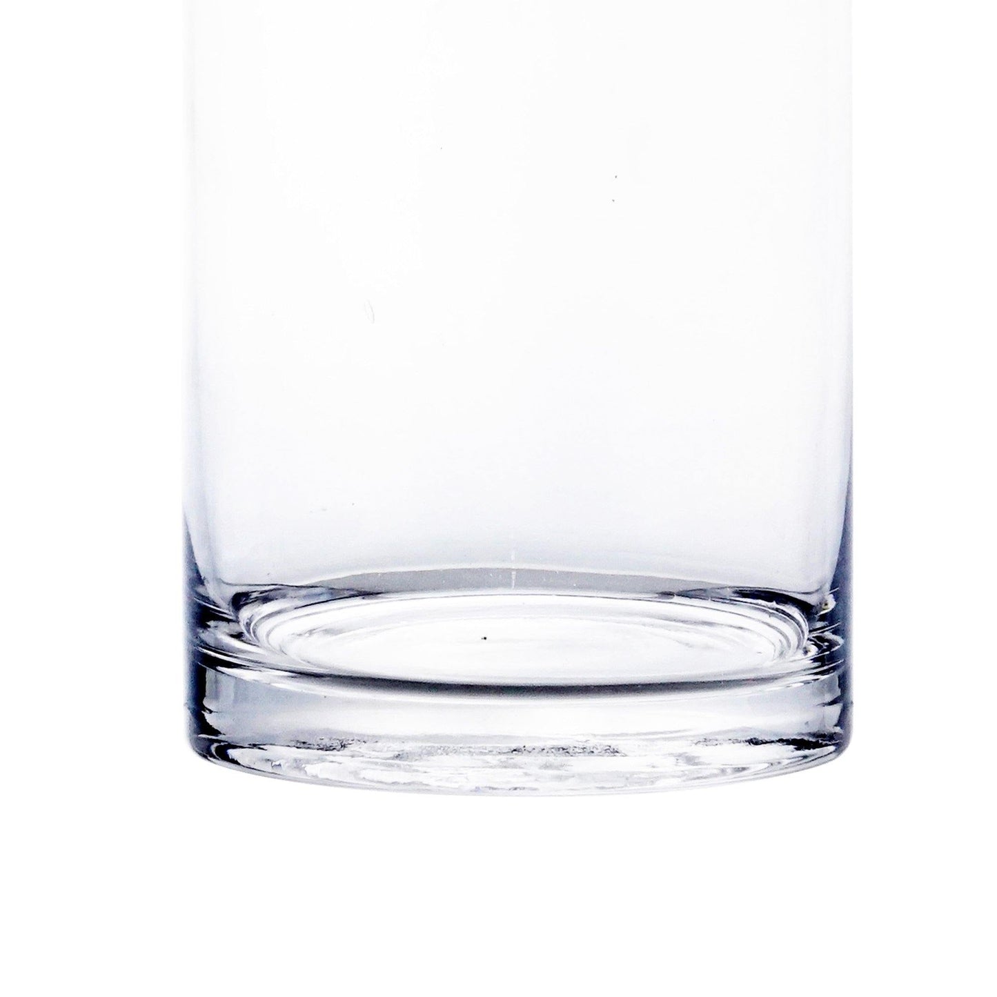 12 PCS Clear Glass Cylinder Vase D-4" H-24"